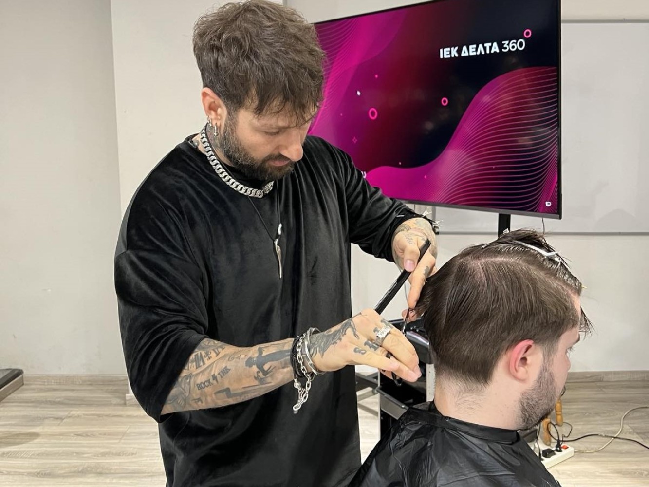 Barbering seminar από τον Παναγιώτη Μετανάστη