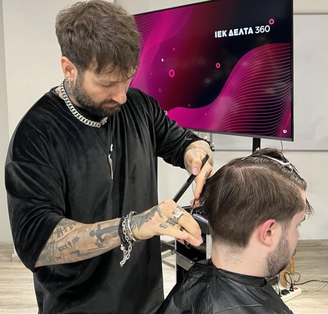 Barbering seminar από τον Παναγιώτη Μετανάστη